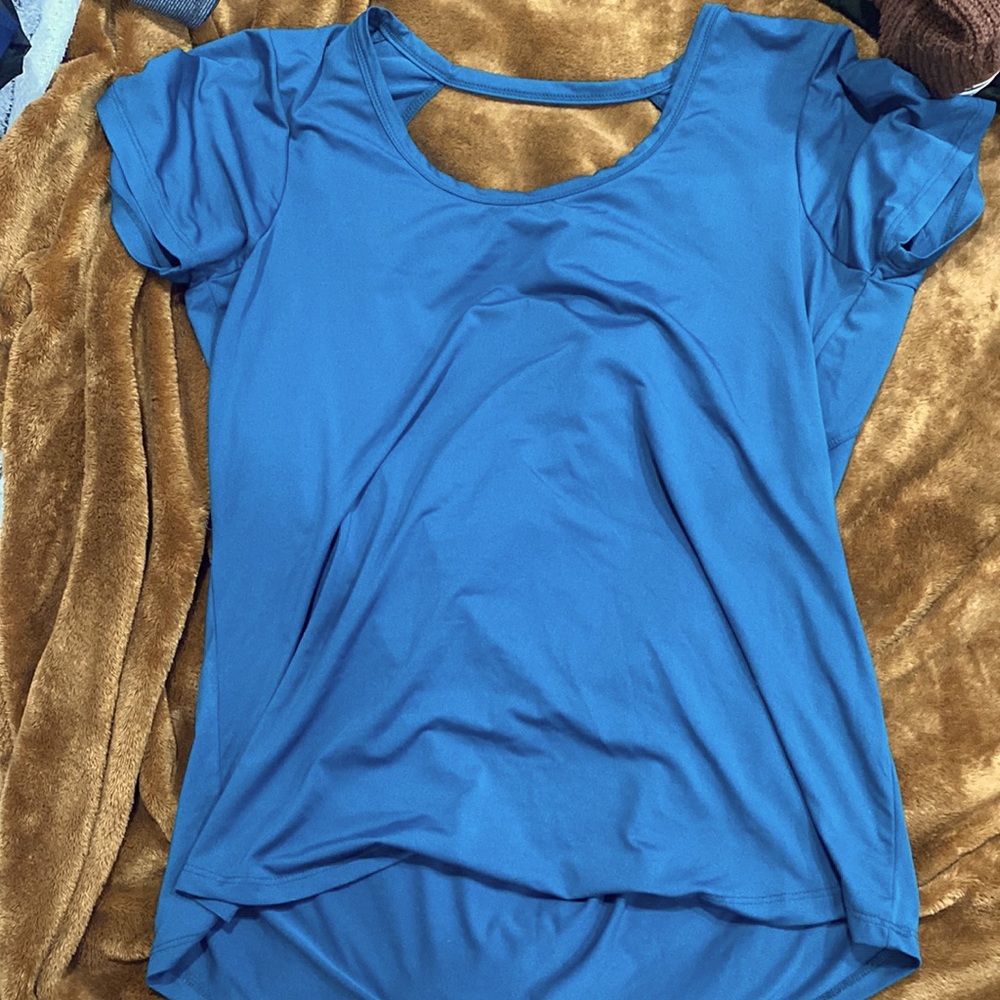 Blue Athletic Shirt